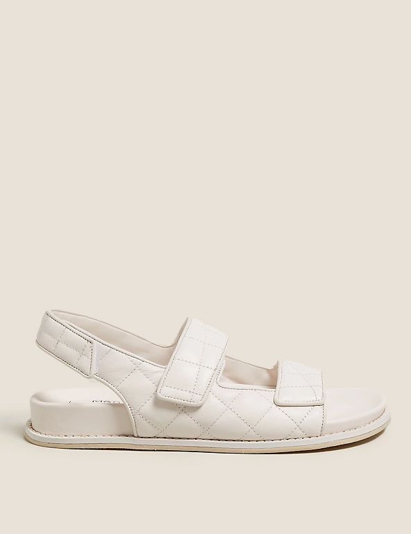 Leather Quilted Footbed Sandals | Marks & Spencer (UK)