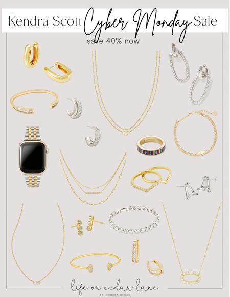 Kendra Scott Cyber Monday Sale - save 40% now!! The best time to snag gifts for her or treat yourself to some new jewelry!

#giftsforher #jewelry #cybermonday 

#LTKCyberweek #LTKGiftGuide #LTKHoliday
