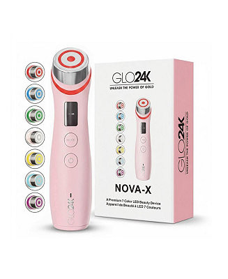 GLO24KNOVA-X Advanced LED Beauty Device, 7 Color Red Light Therapy for Firmer, Smoother, Glass-Li... | Macy's