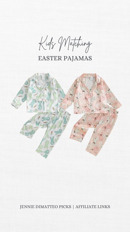 These kids matching bunny Easter pajamas are so cute for your boys and girls!

Amazon fashion. Easter pajamas. Bunny pajamas. Sleepwear. Girl’s pajamas. Boys pajamas. Easter outfit. Amazon pajamas. Pajama set. Pink pajamas. Blue pajamas. Green pajamas. 

#LTKkids #LTKfamily #LTKbaby