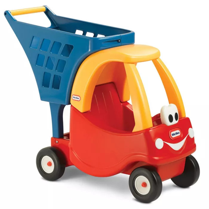 Little Tikes Cozy Coupe Kids Pretend Play Fun Grocery Store Shopping Cart, Red | Target