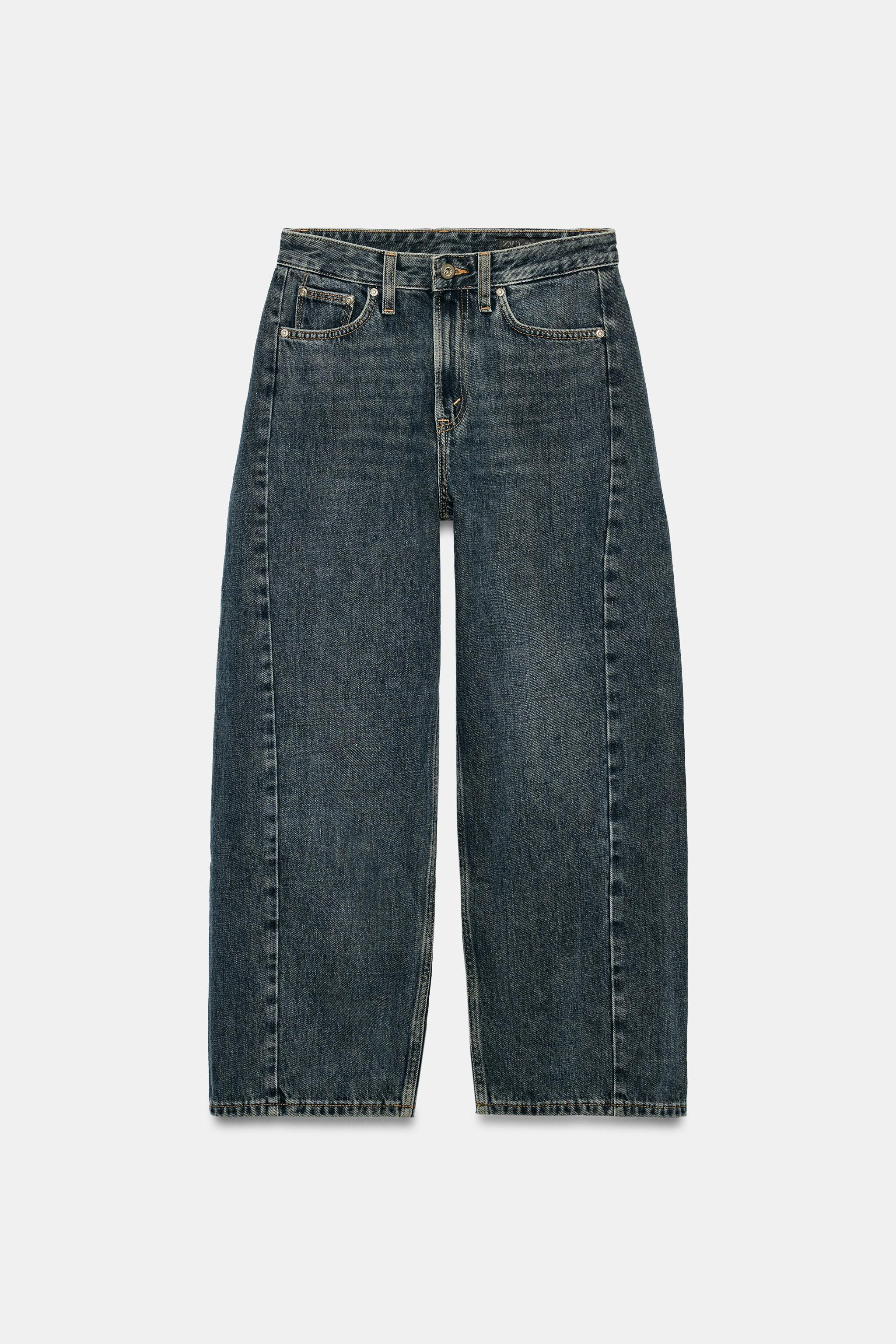 MID-WAIST - RELAXED LEG - ANKLE LENGTHZARA WOMAN COLLECTIONMid-waist jeans with belt loops. Featu... | Zara UK