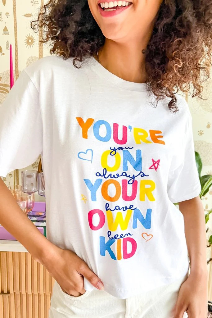 You're On Your Own Kid Cropped Tee | Girl Tribe Co.
