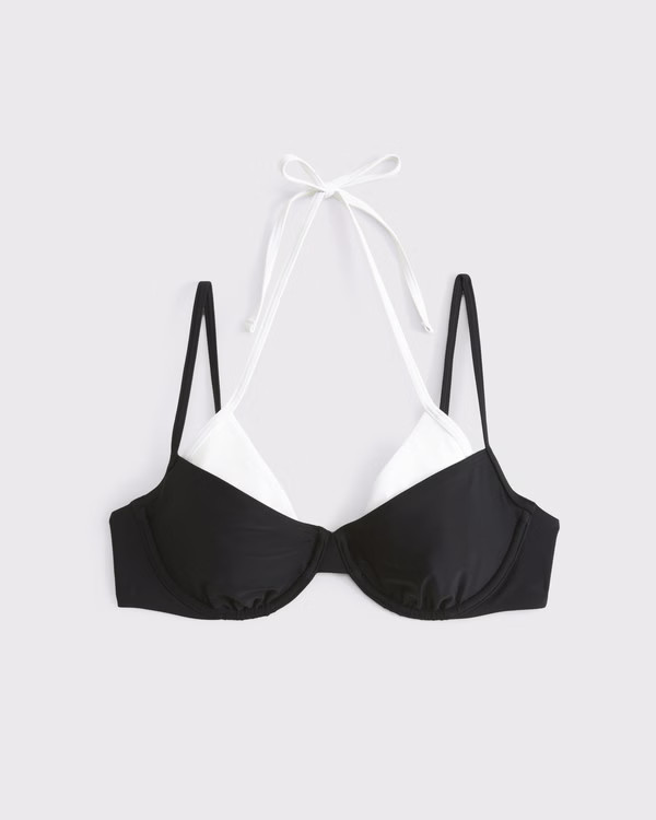 Layered Underwire Bikini Top | Abercrombie & Fitch (US)