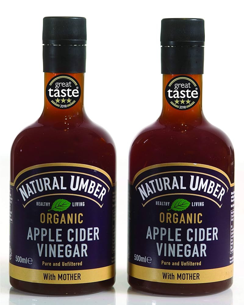 Natural Umber | Organic Apple Cider Vinegar with The Mother | 3 Star Great Taste | 500ml (Pack of... | Amazon (UK)
