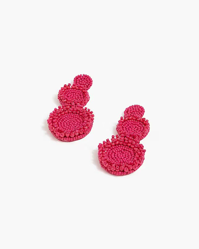 Beaded statement earrings | J.Crew Factory