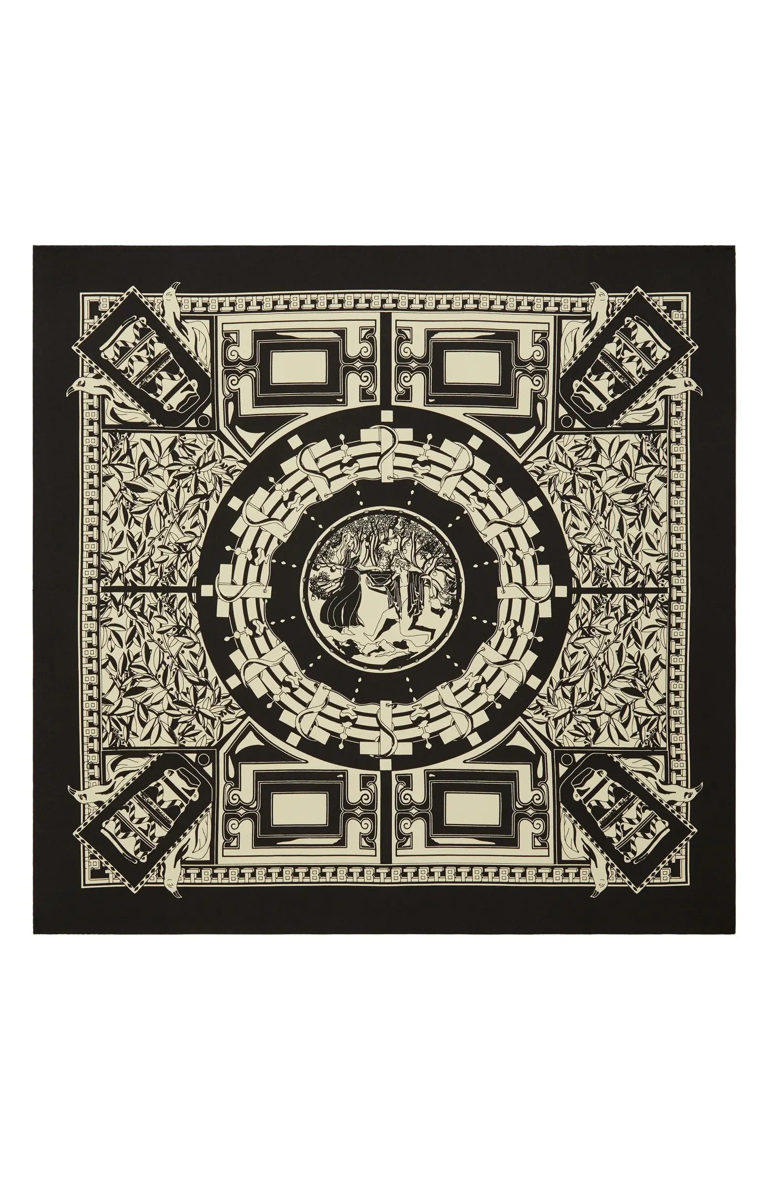 Greek Gardens Two-Tone Silk Scarf | Nordstrom