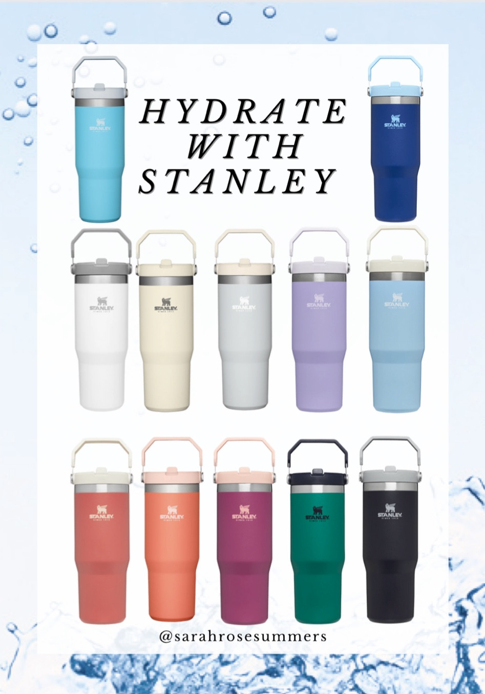 Stanley insulated tumblrs sell out constantly. Their cut favorite Quencher specifically, but I prefer this Flip Straw cup with top handle because it doesn’t leak when traveling or when layed on an angled cup holder in gym equipment plus you can flip the straw away from germs etc when you’re not actively drinking from it. 30 and 40 oz available in tons of color options including all pictured here 

#LTKfamily #LTKtravel #LTKfit