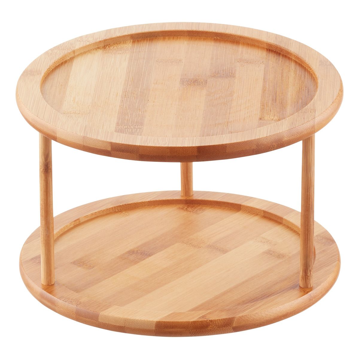 Bamboo Double Turntable | The Container Store