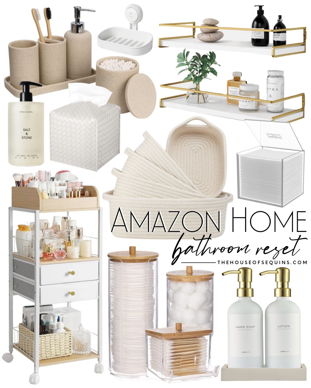 Shop Amazon home bathroom organization! Home reset, bathroom storage, aesthetic home finds, makeup storage, skincare storage, makeup organization, vanity storage, vanity organization

Follow my LTK @thehouseofsequins on the @shop.LTK app to view this post and get my exclusive app-only content!

#liketkit 
@shop.ltk
https://liketk.it/5GUEE

#LTKHome #LTKmorningroutine #LTKselfcare