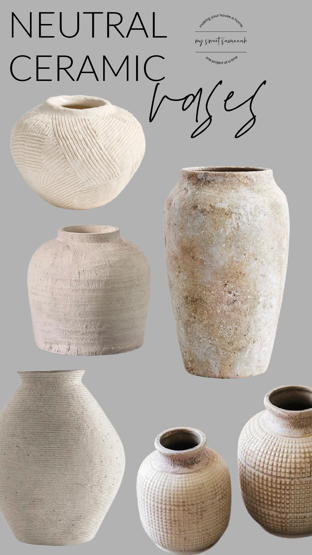 Neutral ceramic vases that look high-end without the designer price. These are my go-to for that layered, textured, pottery-inspired look I use all over our home. Perfect for shelves, coffee tables, and styling with or without stems.

Think Restoration Hardware style for less—clean, organic, and timeless.

#LTKHome #LTKSaleAlert