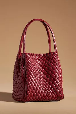 The Woven Mini Hollace Tote | Anthropologie (US)