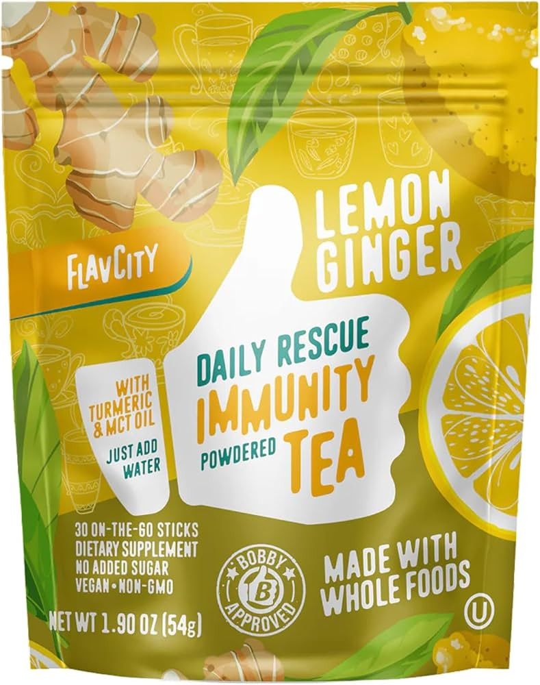Immunity Tea Sticks - Lemon Ginger (30 Count) | Amazon (US)
