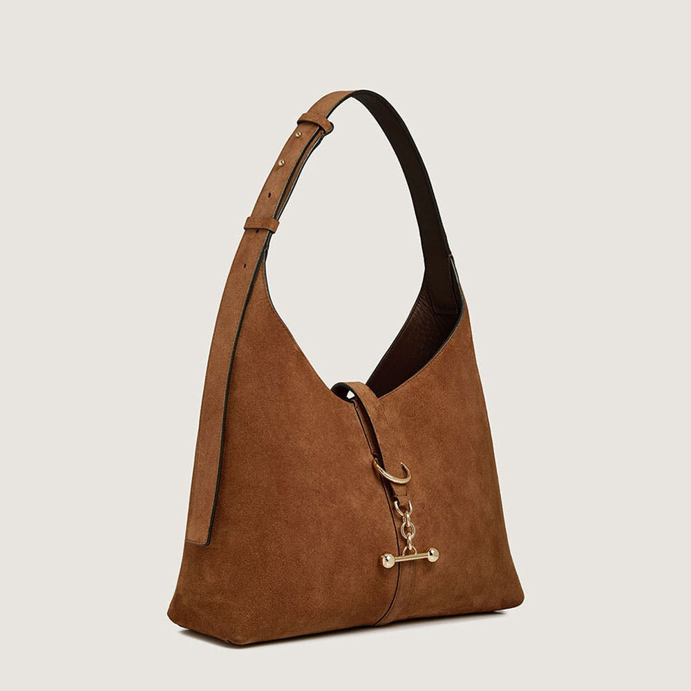 Kite Hobo - Tan Suede | Strathberry