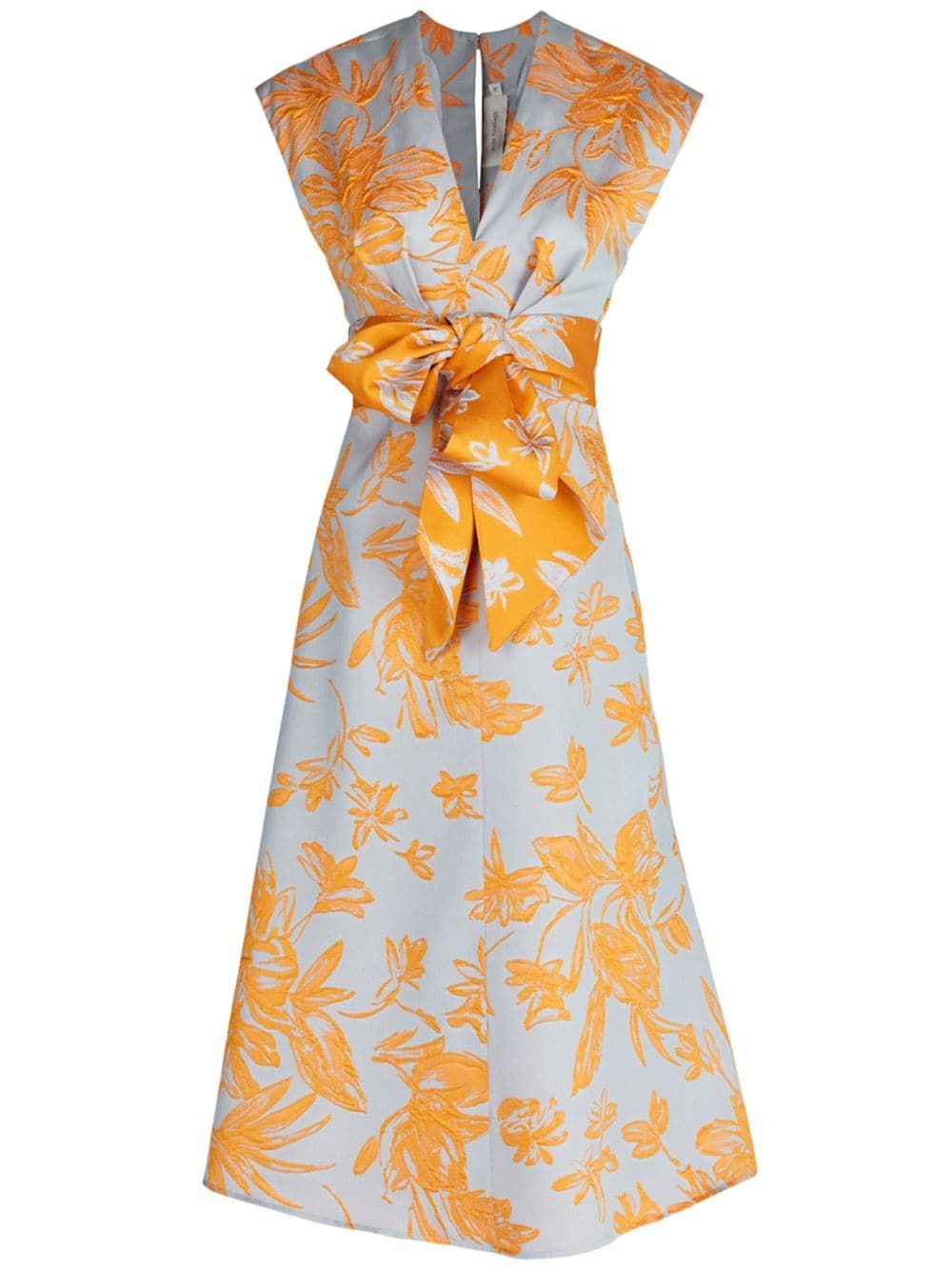 Silvia Tcherassi Toledo floral-print Flared Midi Dress - Farfetch | Farfetch Global