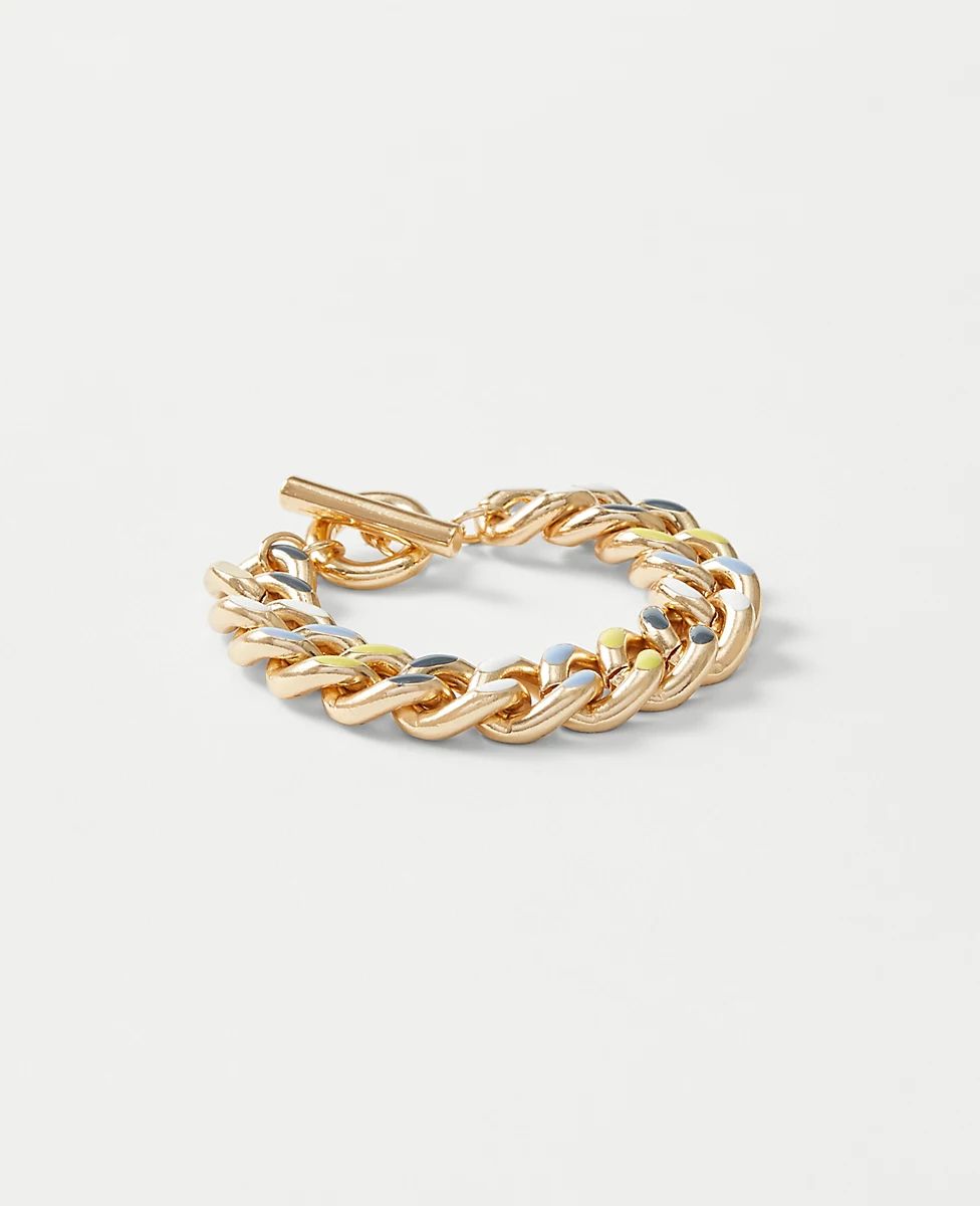 Enamel Chain Bracelet | Ann Taylor (US)