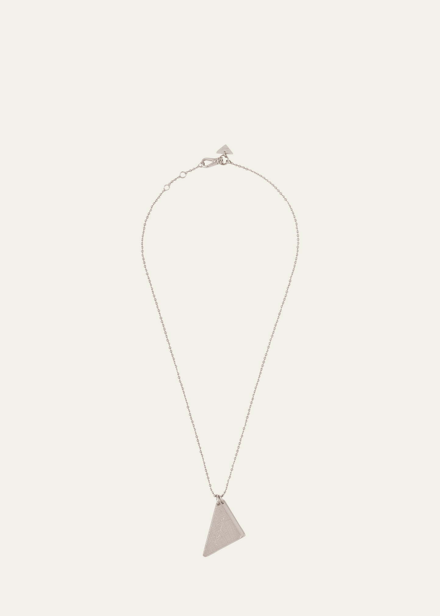 Men's Sterling Silver Triangle Charm Necklace | Bergdorf Goodman