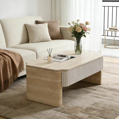 Lift Top Coffee Table, Modern Extendable Wooden Desk with Hidden Storage | Wayfair North America