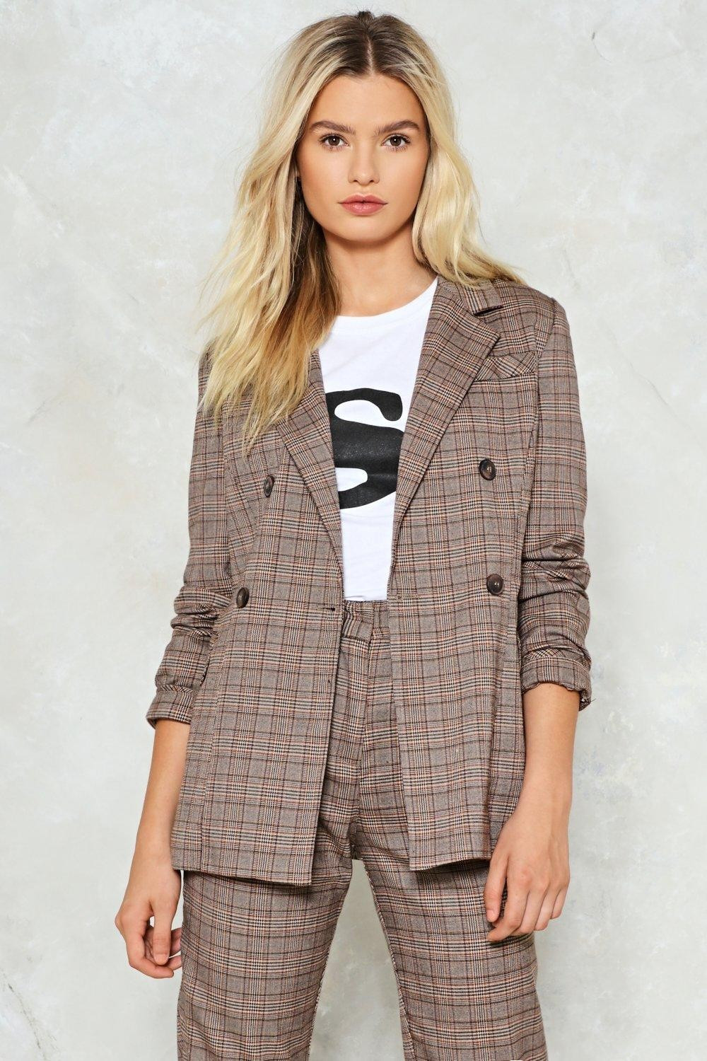 Shake It Out Plaid Blazer | NastyGal (US & CA)