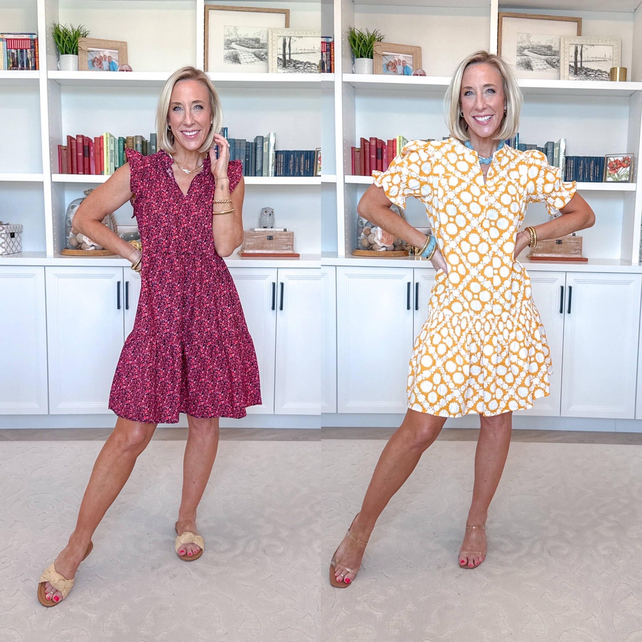 Walmart - finds under $20. Flutter Sleeve Mini Dress - size XS. $19.98. 6 colors. * Double Cloth Drop Waist Mini Dress w/ Puff Sleeves - size XS. $19.98. 6 colors. *

#LTKSeasonal#LTKOver40 

 