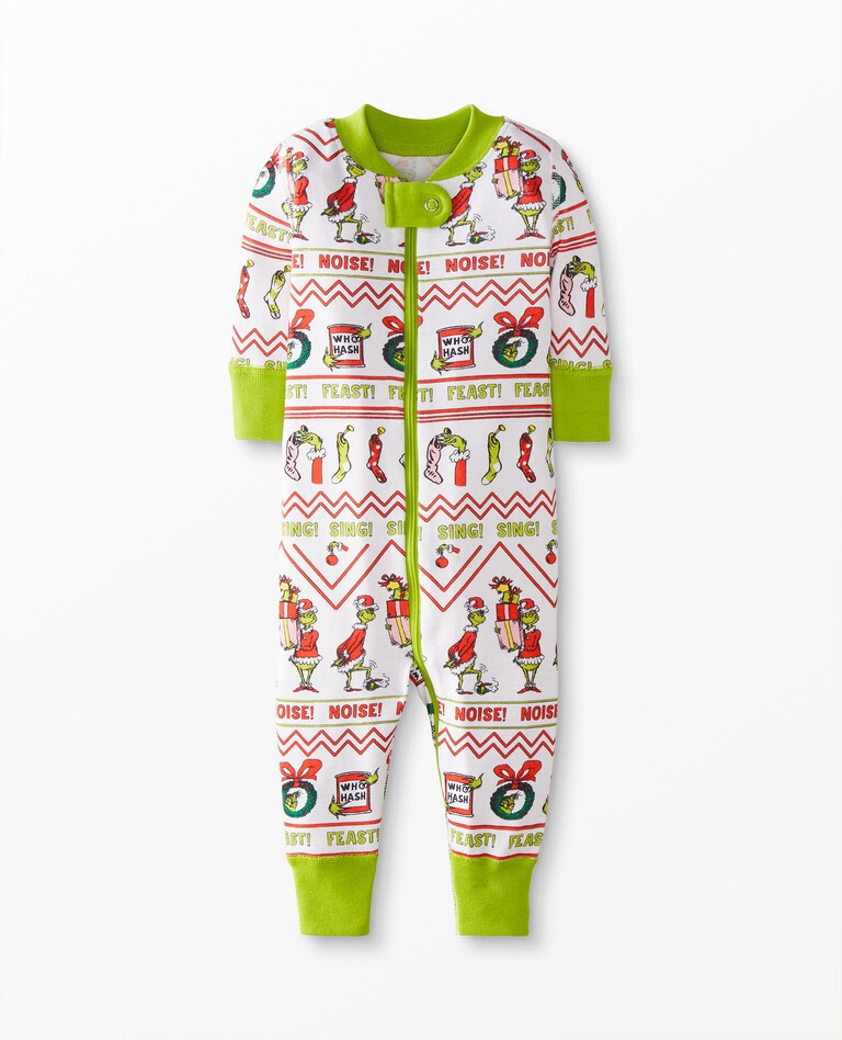 Dr. Seuss Grinch Baby Zip Sleeper | Hanna Andersson