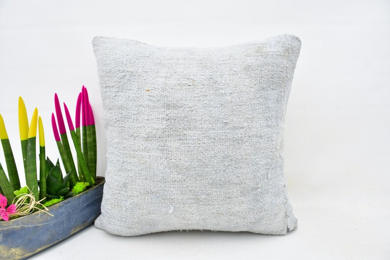 Hemp Pillow, Turkish Pillow, Kilim Pillow, 20x20 Kilim Pillow Cover, Natural Pillow, Throw Pillow... | Etsy (CAD)