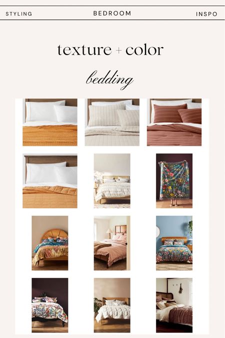 Bedding is another easy way to add texture and color to your bedroom oasis. Quilted stitching, botanical prints,  and earth tones are some favorites! Anthropology is having a sale on some of these beauties that I’ve linked here.

#LTKFind #LTKhome #LTKSeasonal