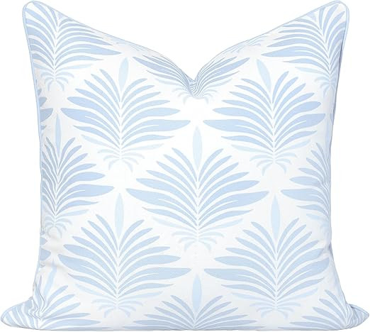 Hofdeco Premium Grandmillennial Coastal Hampton Patio Indoor Outdoor Throw Pillow Cover Only, 20"... | Amazon (US)