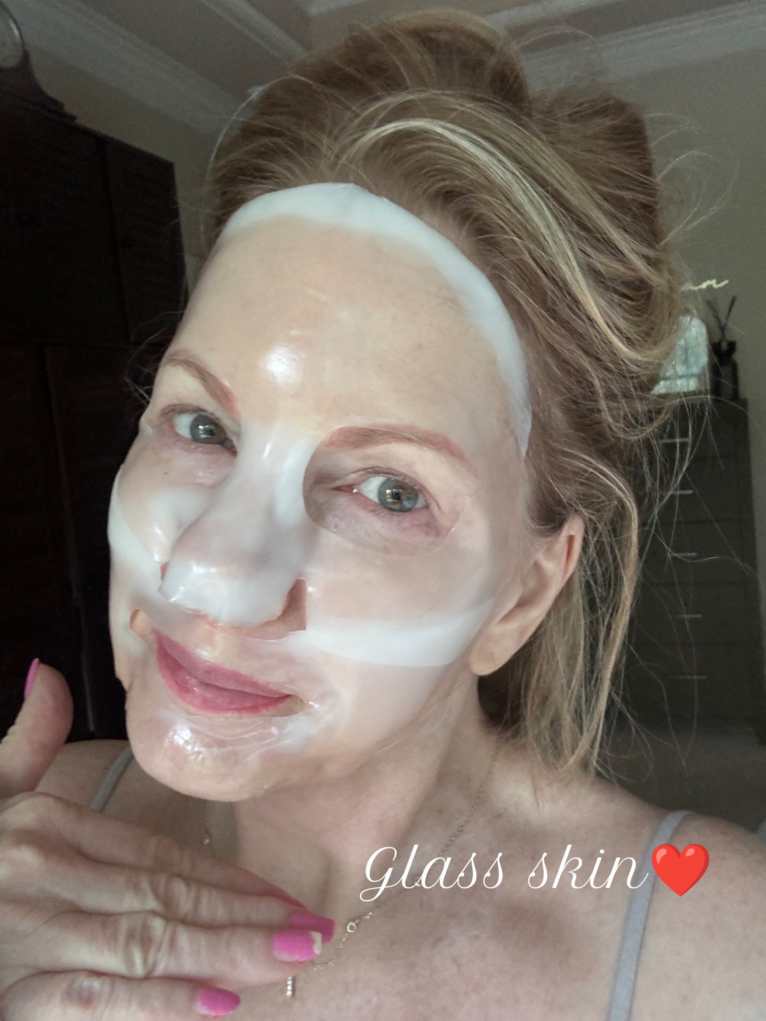 Korean Deep Collagen Boost! This mask is literally magic! Leaves your skin glowing, plump and soft! 

I left it on for about 2 hours. My skin looks and feels so good! 

These would make a great gift too! Birthday, bridal shower, reunion, wedding, anniversary, brides! 

#LTKBeauty #LTKOver40 #LTKWedding