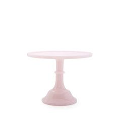 Pink Glass Cake Stand, 10" | goop