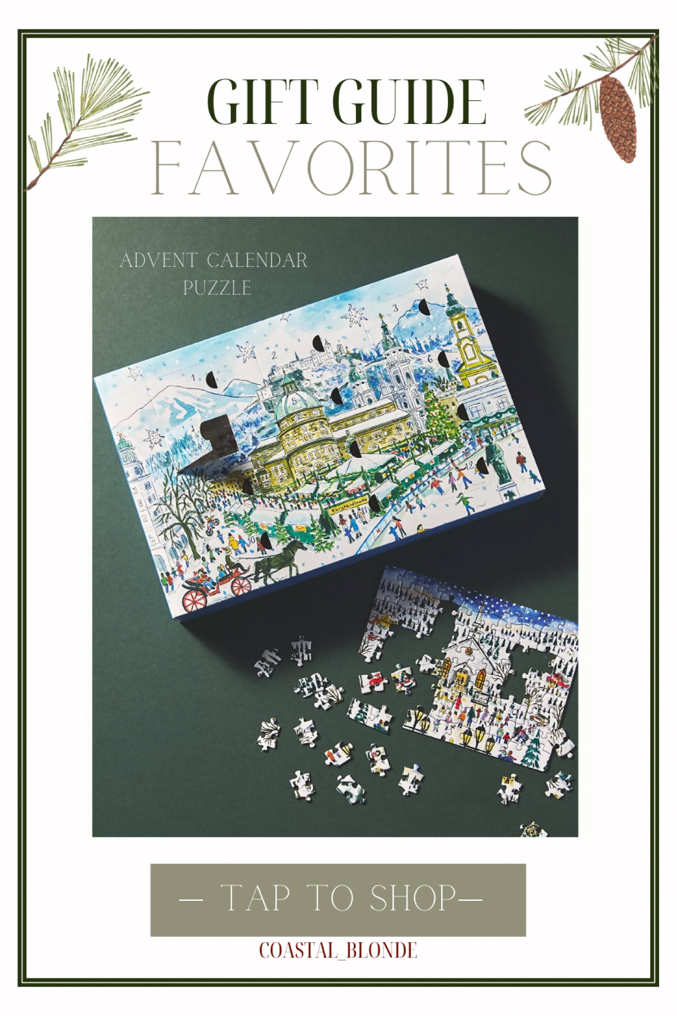 Gift guide advent calendar Anthropologie puzzle kit

#LTKSeasonal #LTKGiftGuide #LTKHoliday