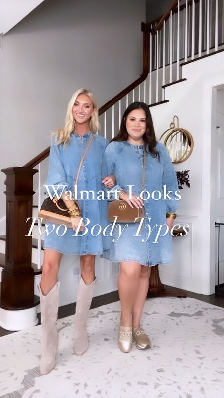 Walmartlooks to body type I am a size small and Mary is a size extra-large 

#LTKplussize #LTKSeasonal #LTKunder50