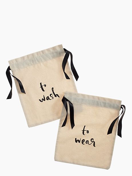 Kate Spade Wash & Wear Lingerie Bag Set, Natural | Kate Spade (US)