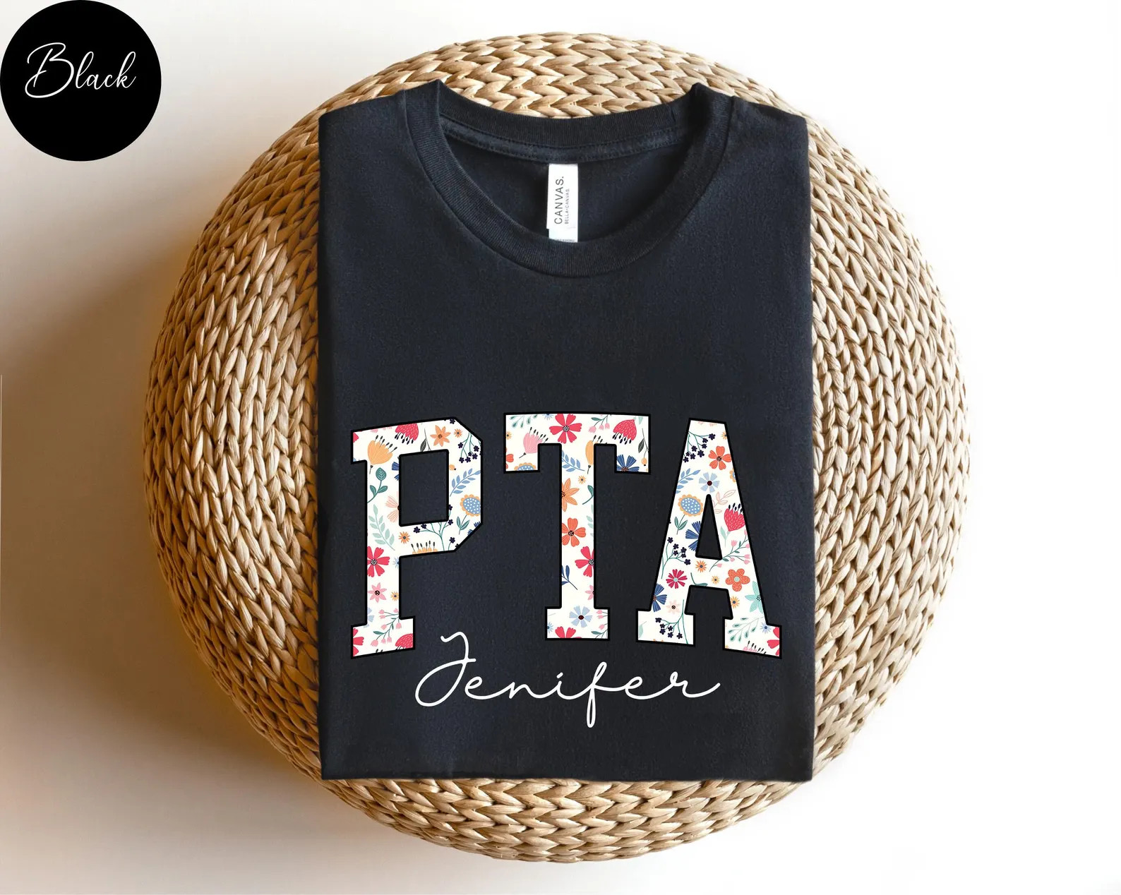 Personalized PTA Shirt, Floral PTA T-shirt, PTA Gift, Physical Therapist Assistant Gift, Nurse Ap... | Etsy (Global)