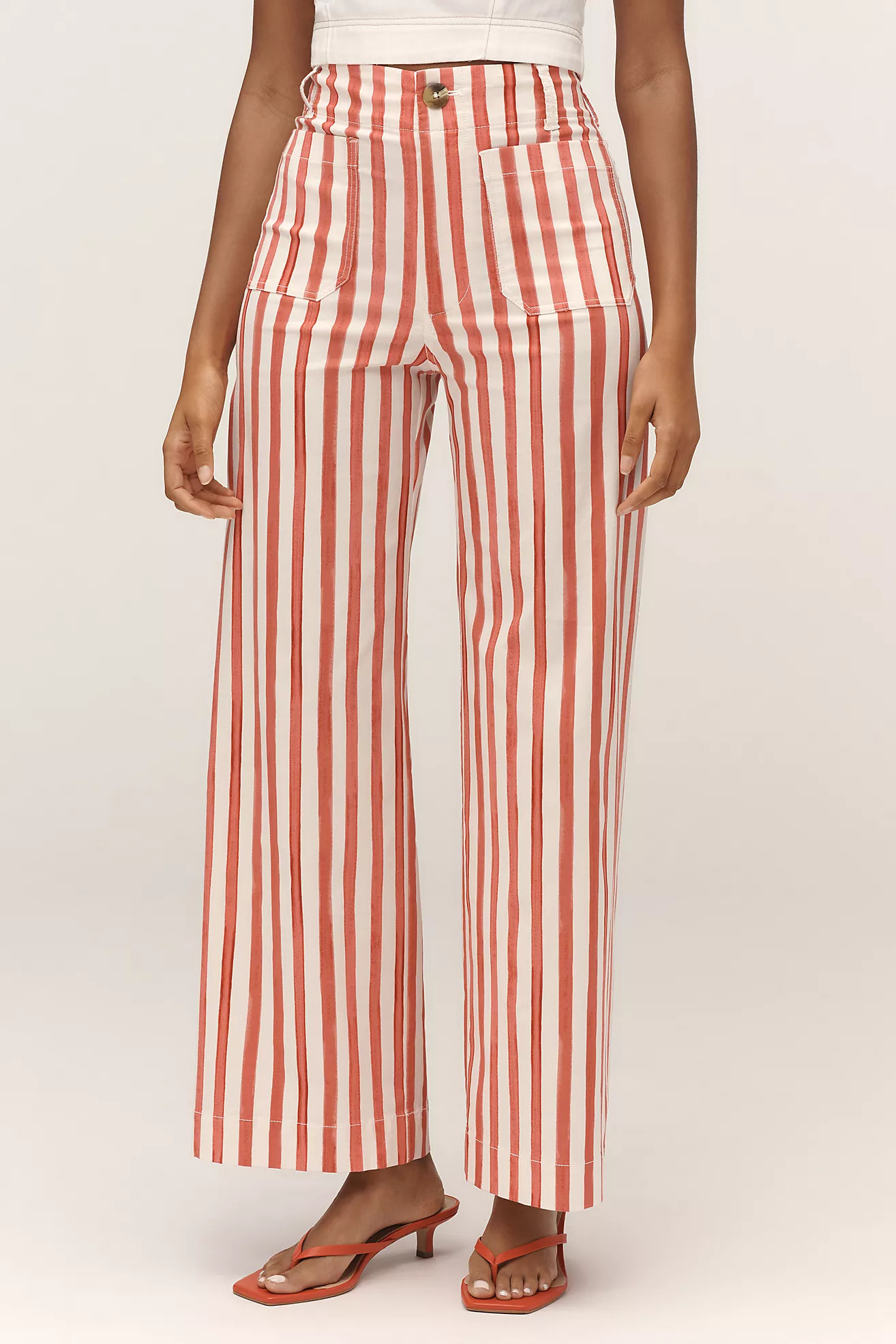 The Nephthys Illustrated! Colette Crop Wide-Leg Pants by Maeve | Anthropologie (US)