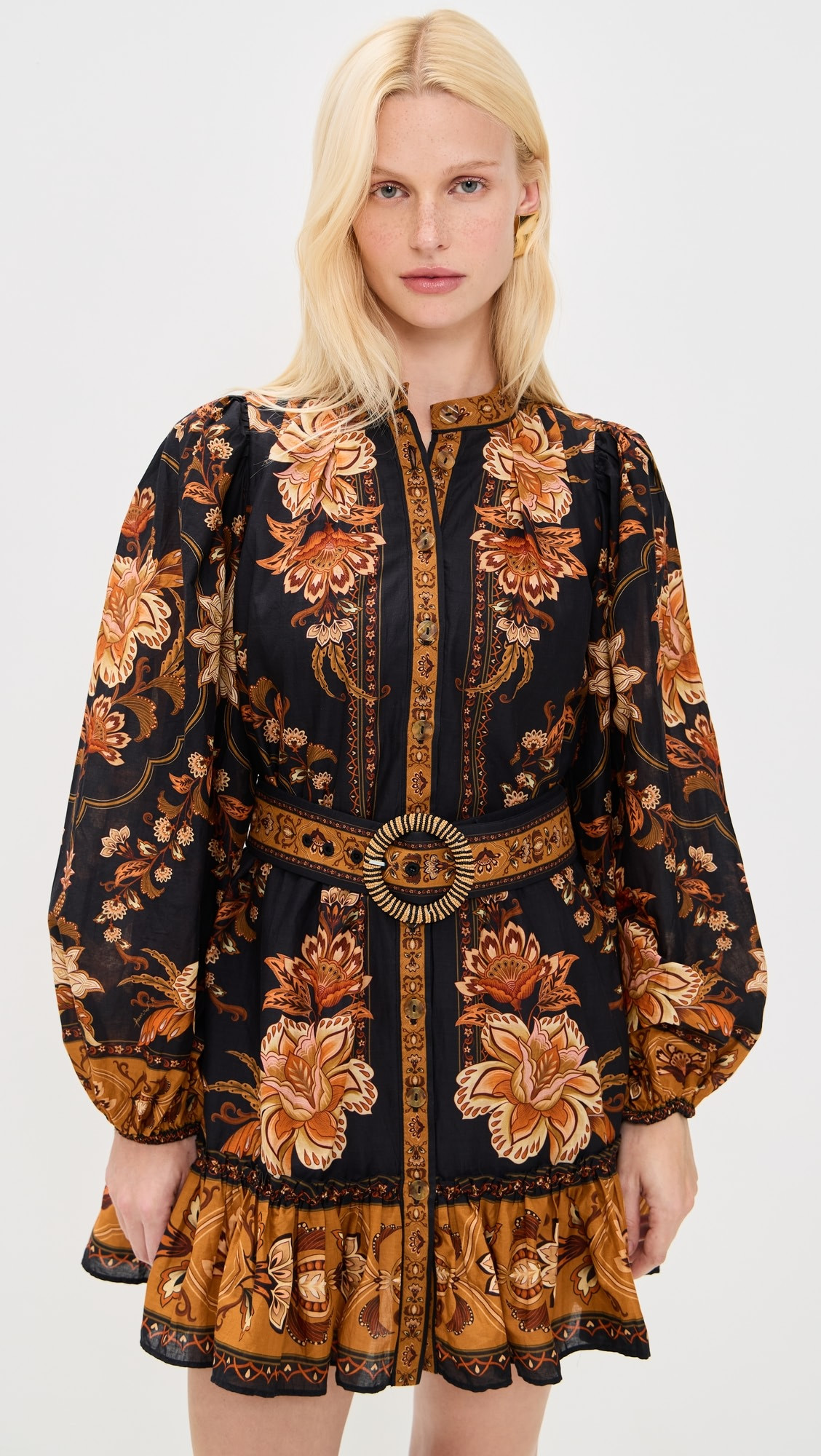 Majestic Garden Black Mini Dress | Shopbop