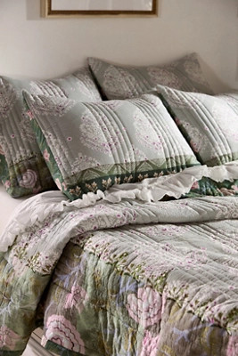 The Printed Textured Cotton Quilt Collection | Anthropologie (US)