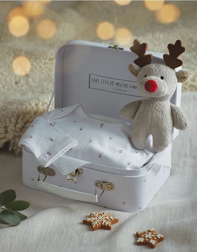 Jingles Reindeer Gift Set (0–6mths) | The White Company (UK)