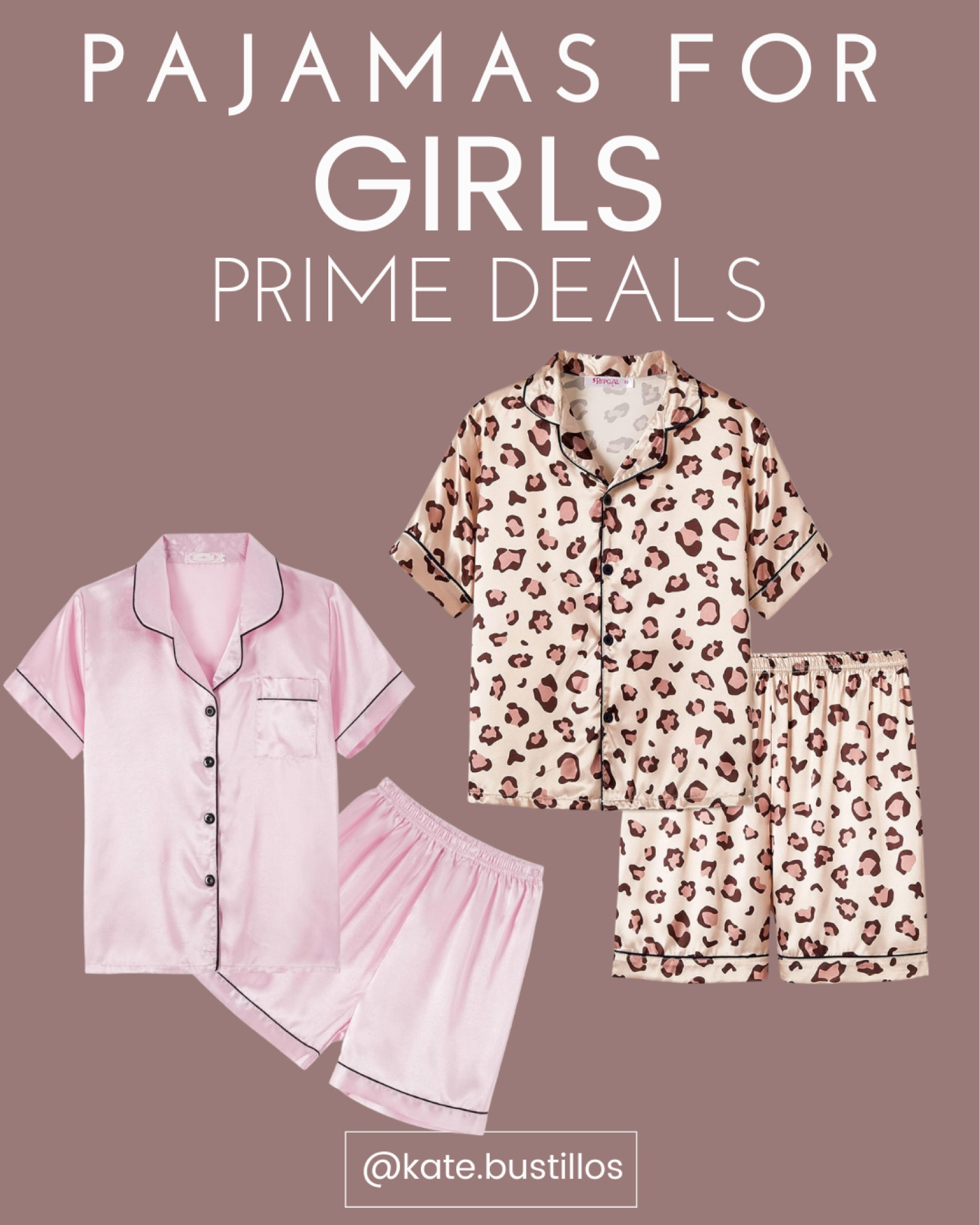 Satin girls pajamas on sale for prime days! 

#LTKFamily #LTKSaleAlert #LTKKids
