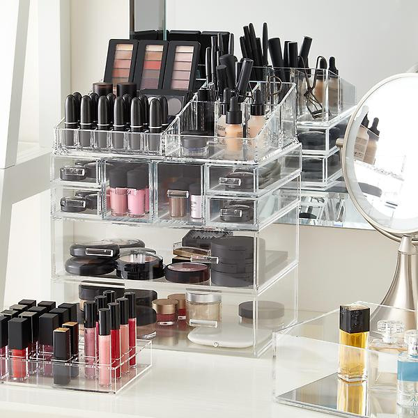 Luxe Acrylic Modular Makeup System | The Container Store