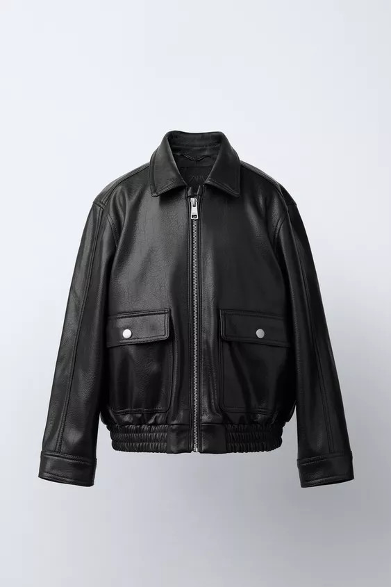 FAUX LEATHER JACKET WITH POCKETS | Zara DE