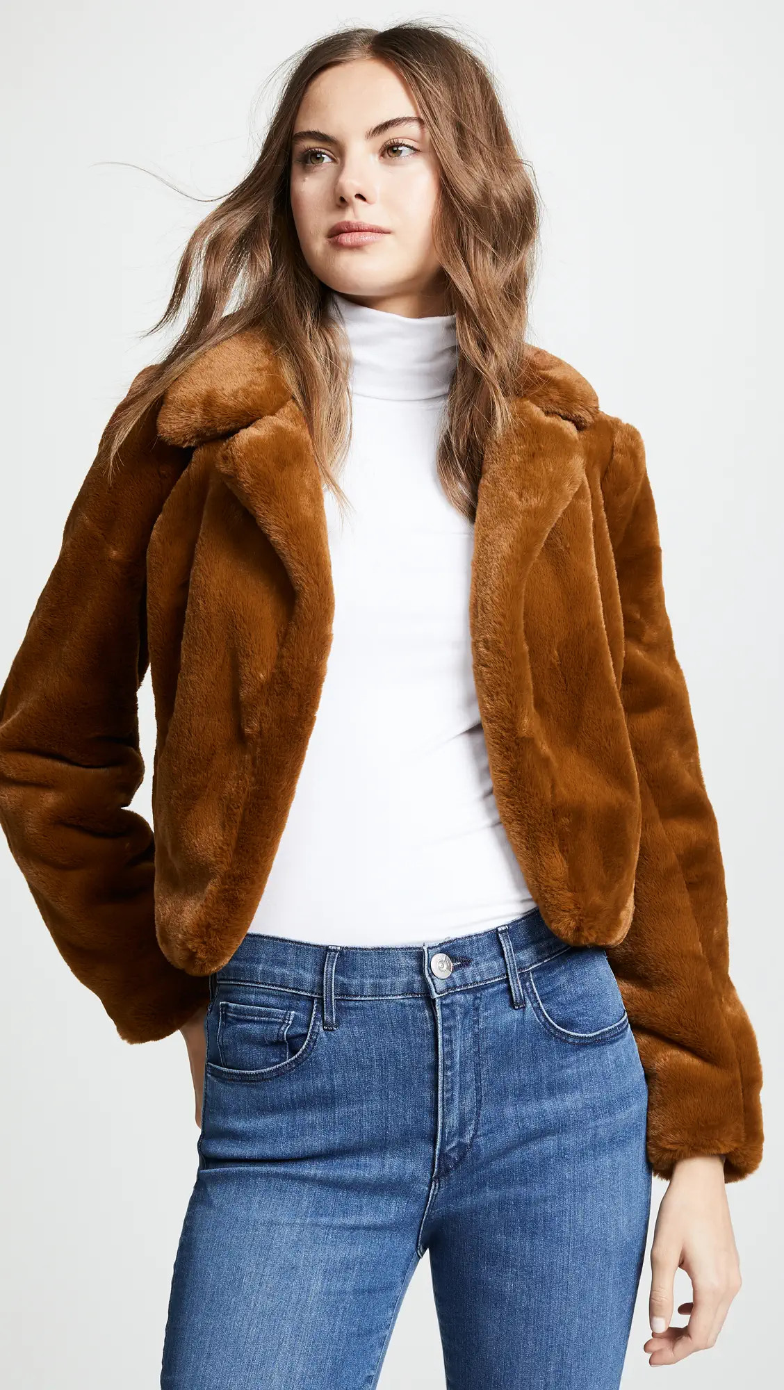 BLANKNYC Cropped Faux Fur Jacket | Shopbop | Shopbop