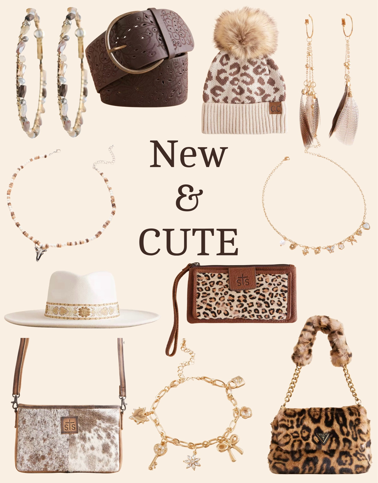 New accessories! BOGO 30% off select jewelry 🫶🏻 loving the leopard bags & hat



#LTKItBag #LTKSaleAlert #LTKSeasonal