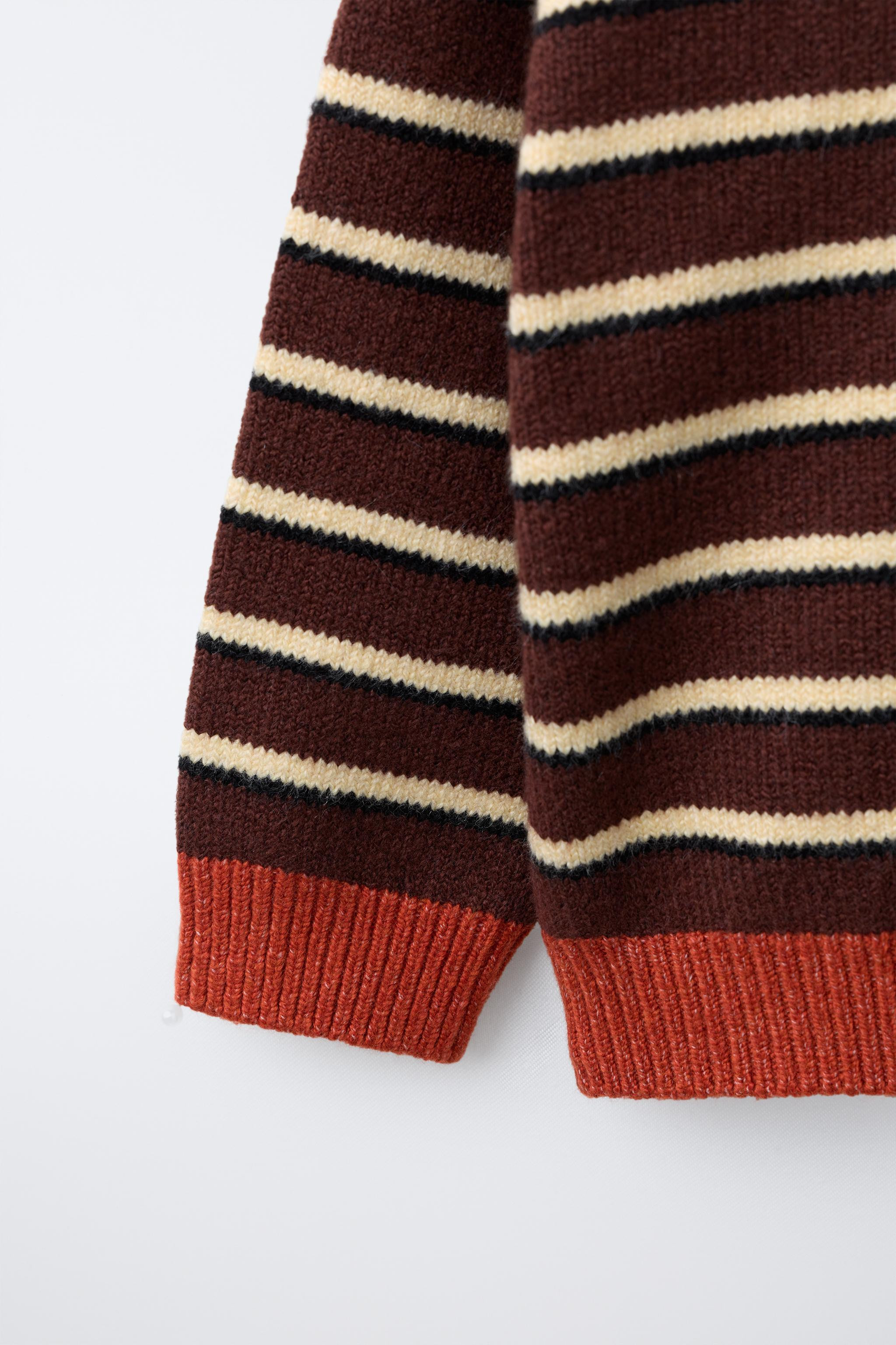 STRIPED KNIT SWEATER | Zara US