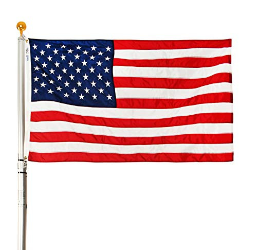 Ezpole Flagpoles, Liberty Flagpole Kit, Telescoping Flagpole 21-Feet | Amazon (US)