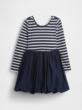 Baby & Toddler Mixed Media Bubble Dress | Gap (US)