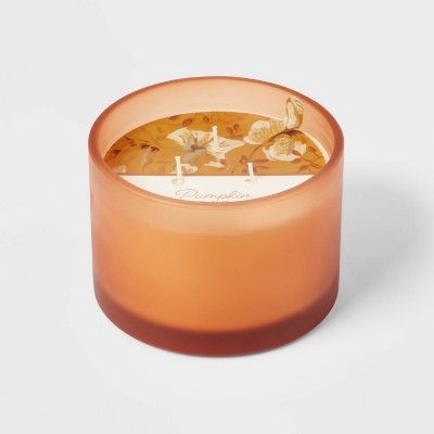 3-Wick Jar Pumpkin Spice Sundown Orange Candle - Threshold™ | Target