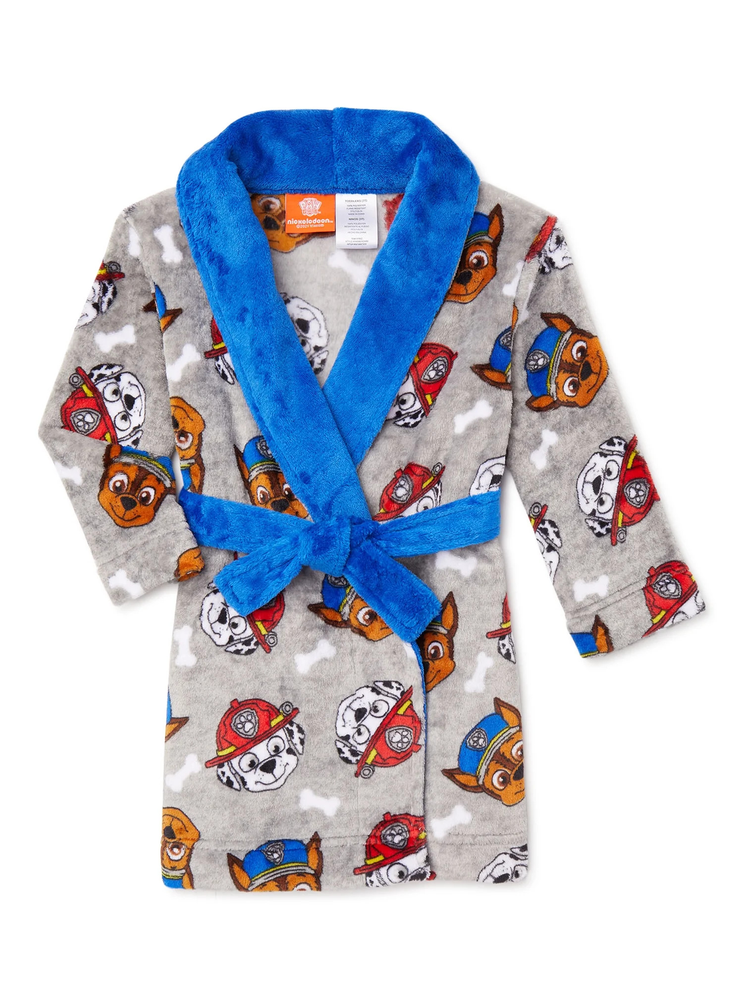 Paw Patrol Toddler Boys Robe, Sizes 2T-5T - Walmart.com | Walmart (US)