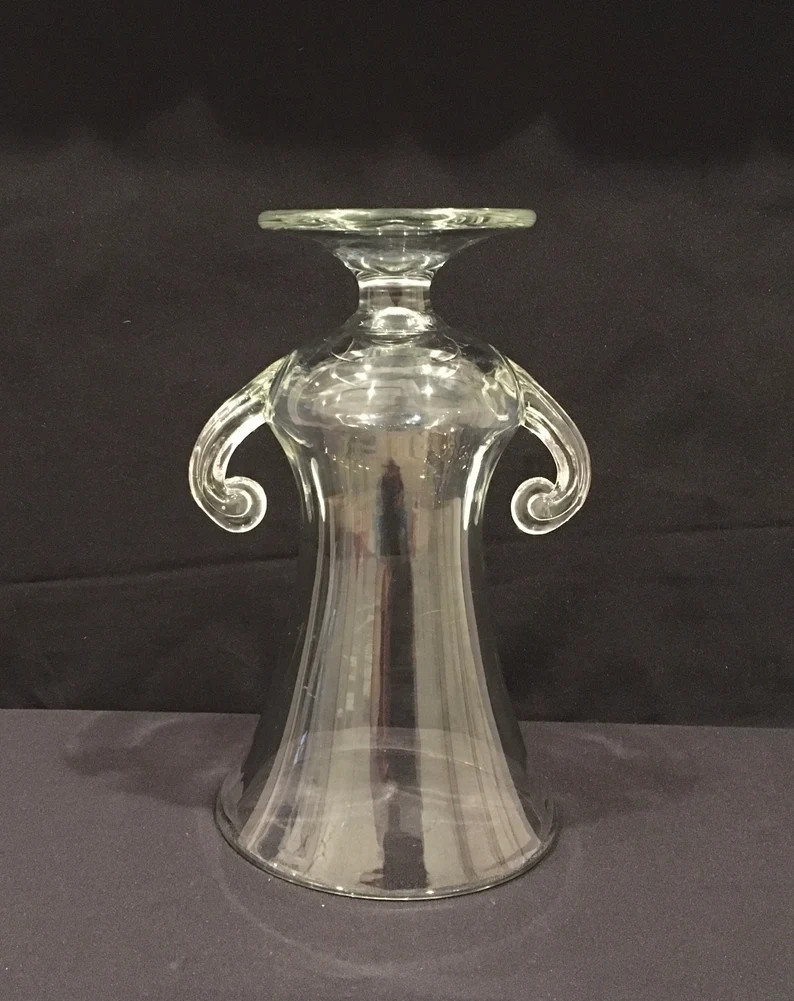 Vintage Heavy Tall Tiffin Franciscan Coronet Handled Trophy Urn Vase Mint - Etsy | Etsy (US)
