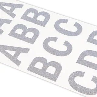 Silver Glitter Alphabet Stickers by Recollections™ | Michaels | Michaels Stores
